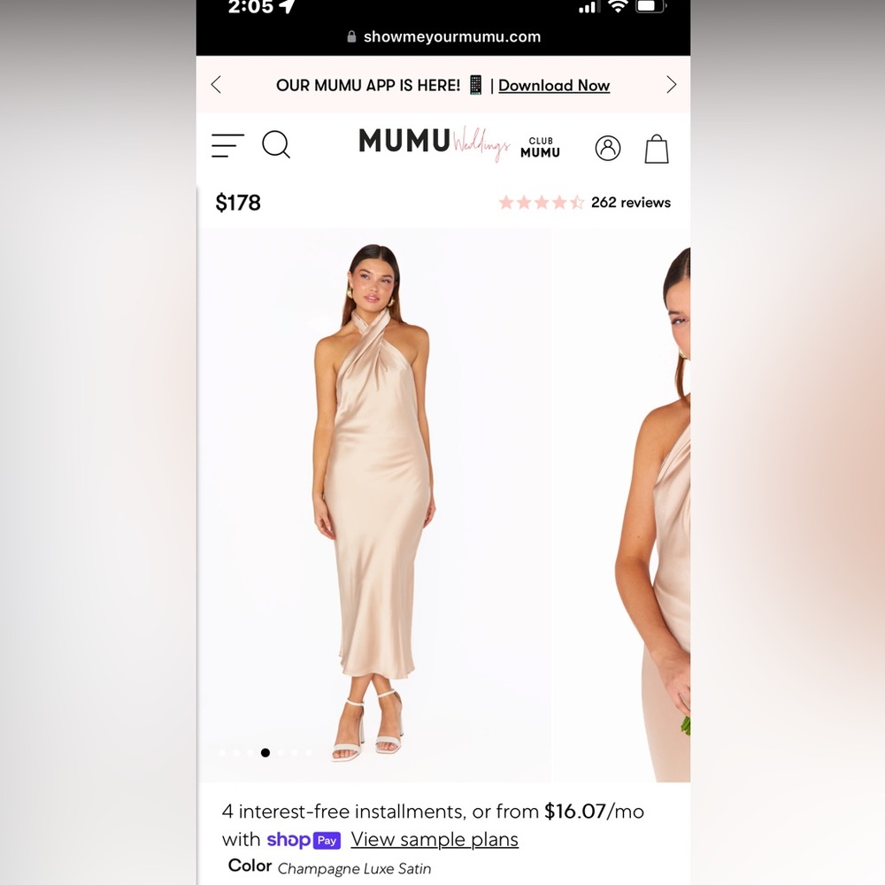 Show Me Your Mumu Jasmine Halter Midi Dress